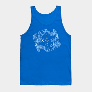 Ichthys - Ιχθυς - Jesus Christ Son of God Saviour Tank Top